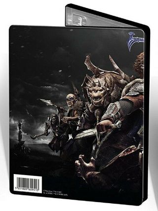 MIDDLE EARTH SHADOW OF WAR RARE STEELBOOK STEELCASE PS4 G2 no game inside 2