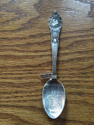 Old Stone Mill Newport Rhode Island Sterling Souvenir Spoon