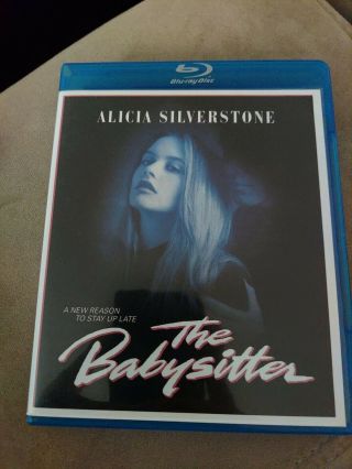 The Babysitter Blu - Ray Alicia Silverstone Olive Films Disc W Insert Rare