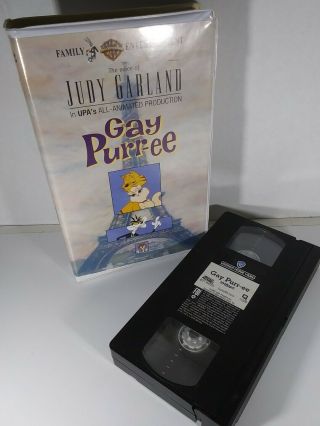 Gay Purr - Ee (VHS,  1991) Judy Garland Animated Cat Cartoon RARE OOP 3