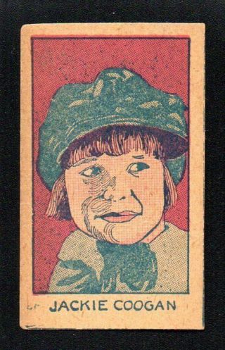 Jackie Coogan 1926 W512 Strip Card Nno Rare No Creases
