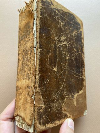 Antique 1855 Pocket Size Holy Bible Containing The Old & Testaments