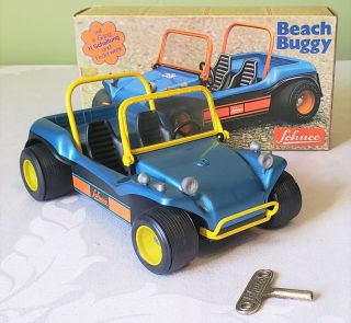 Early Schuco Toys Germany Wind - Up Beach Dune Buggy Action Toy 60 