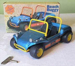 Early Schuco Toys Germany Wind - Up BEACH DUNE BUGGY ACTION TOY 60 ' s V RARE MIB 2