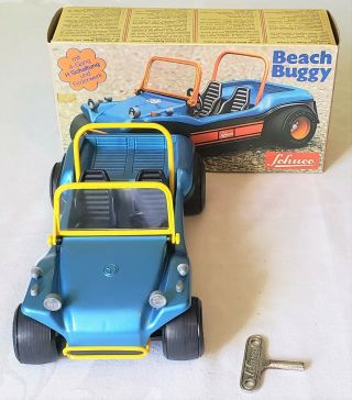 Early Schuco Toys Germany Wind - Up BEACH DUNE BUGGY ACTION TOY 60 ' s V RARE MIB 3