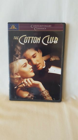 The Cotton Club (dvd,  2001) Rare 1984 Richard Gere Music Crime Drama