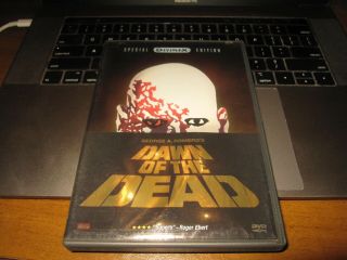 Dawn Of The Dead - Anchor Bay Dvd Unrated - George Romero - Oop/rare Ln W/insert