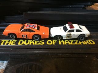 1981 Dukes Of Hazard Slot Racing Track Ho Scale Vintage Box Rare Cars