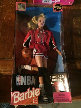 Nba Chicago Bulls 1998 Barbie Doll Michael Jordan Exclusive Rare Toy