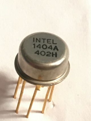 Rare VINTAGE INTEL Gold Pin 1404A IC ' s 2
