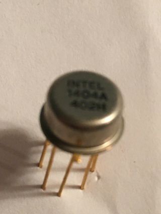 Rare VINTAGE INTEL Gold Pin 1404A IC ' s 3