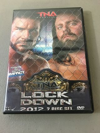 Rare & Oop Tna Wrestling Lock Down 2012 Dvd,  2 - Discs Impact