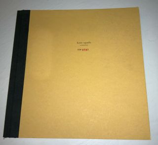 Contents By Kate Spade A Coffee Table Book Rare Numbered Limited Edition Illus