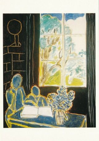 The Silence Living In Houses 1947 Matisse Art Postcard Rare Large Edition 1994