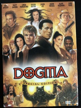 Dogma (dvd,  2001,  2 - Disc Set,  Special Edition) W/ Slipcover,  Rare,  Oop
