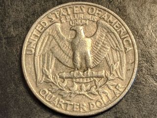 " Spitting Eagle " 1983 - P Die Clash Us Error Washington Quarter Rare