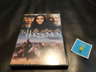 The Horsemen Dvd Rare Out Of Print Omar Sharif Jack Palance W.  Insert Vg