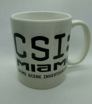 Csi : Miami Crime Science Investigation " Lthe Experience Ceramic Coffee Cup Rare