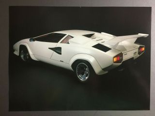 1983 Lamborghini Countach Coupe Picture,  Print,  Poster Rare Awesome L@@k