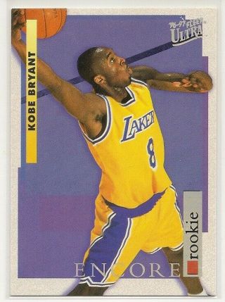 Kobe Bryant 1996/97 Fleer Ultra Rookie Encore Card Rare Massive Bv$$$