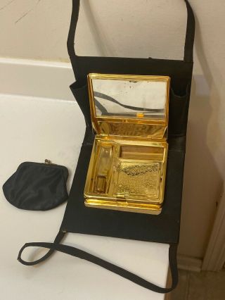 Rare Antique Makeup Purse Illinois Brevete S.  G.  D.  G Engraved Werner Paris France