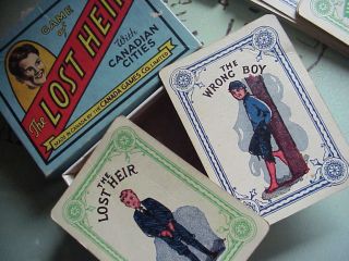 Rare Vtg Lost Heir Card Game Canadian French / English Canada Games Co