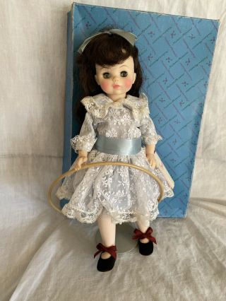 Madame Alexander Doll 1574 Ln Box Renoir Girl With Hoop & Stand