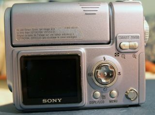 Sony Cyber - Shot Digital Still Camera DSC - F77A Carl Zeiss Lens 4MP Rare,  EUC RARE 3