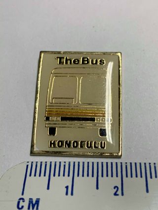 Vintage The Bus Honolulu Hat Pin Rare
