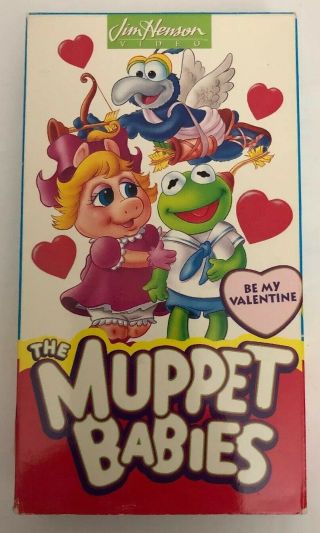 The Muppet Babies Be My Valentine Vhs 1994 - - Rare Vintage - Ships N 24 Hours