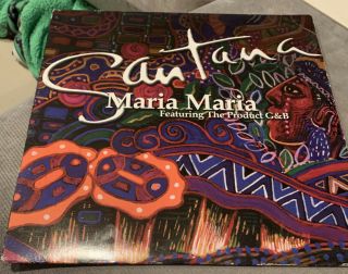 Santana ‎ - Maria Maria Feat.  Product G&b Vinyl 12 " Single Arista Vg Rare