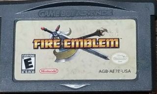 Fire Emblem Nintendo Gameboy Boy Advance Gba Rare Authentic