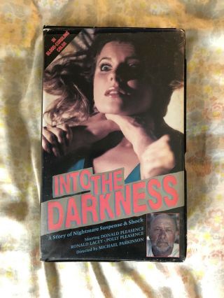 Into The Darkness Vhs Sov Rare Oop Horror