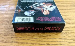 Phantom of the Paradise (VHS,  1993) Rare Cult Horror Comedy 3