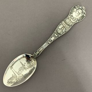 Lord Baltimore Sterling Silver Washington Monument Souvenir Spoon Maryland 2