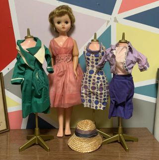 Rare Vintage 1960’s Reading Candy Fashion Doll 21hh Outfits Mannequins Jointed