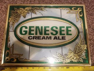 Vintage Rare Genesee Cream Ale Sign.  12 X 16