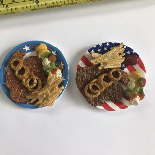 Rement Dreamy American Life Dollhouse Miniature 1:6 Re - Ment Secret Rare Plates