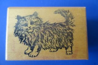 Rubber Stamp Vintage 1983 Psx Cat Kitten Animal Rare