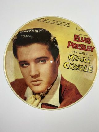 Elvis Presley - Kid Creole - Rare Picture Disk Vinyl Lp - Rca Lpm - 1884