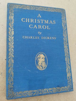 A Christmas Carol Book Charles Dickens Odhams Press C 1920 Illustrated Rare