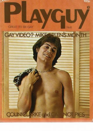 Playguy 1975,  No.  8 / Gay Interest,  Vintage,  Beefcake,  Rare British Mag