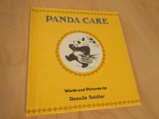 Panda Cake 1978 Rosalie Seidler Hardcover Rare