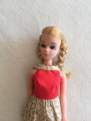 Vintage Topper Dawn Dinah In Dress Made With Zig Zag Dazzler Fabric Check Photos 3