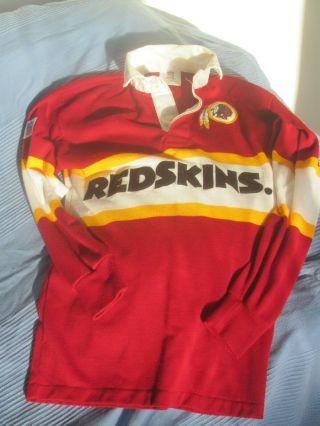 Vintage Rugby Shirt Nfl Redskins American Football Small Great Cond Hog Rare