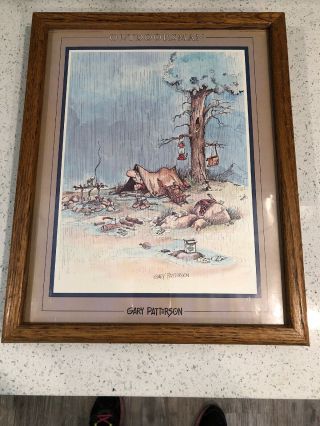 Vintage Gary Patterson Framed Print: The Outdoorsman