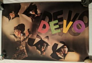 Devo Duty Now For The Future 1979 Record Store Promo Poster Rare 35x23
