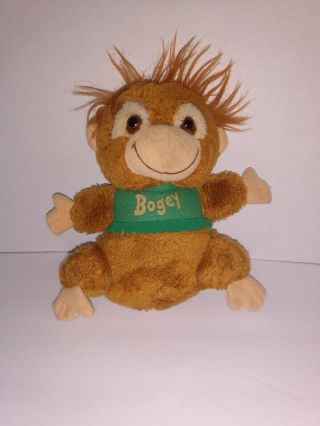 Vintage Shirt Tales Bogey Monkey Orangutan Plush 7 " Tall