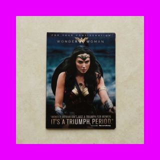 Wonder Woman - Dvd Fyc Awards Screener 2017 Rare Promo Oscars Dc Comics