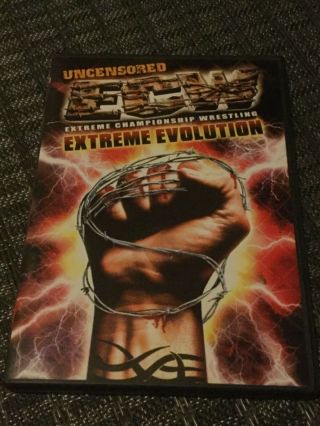 Ecw - Extreme Evolution (dvd,  2000) Rare Pioneer Canadian Version Dvd